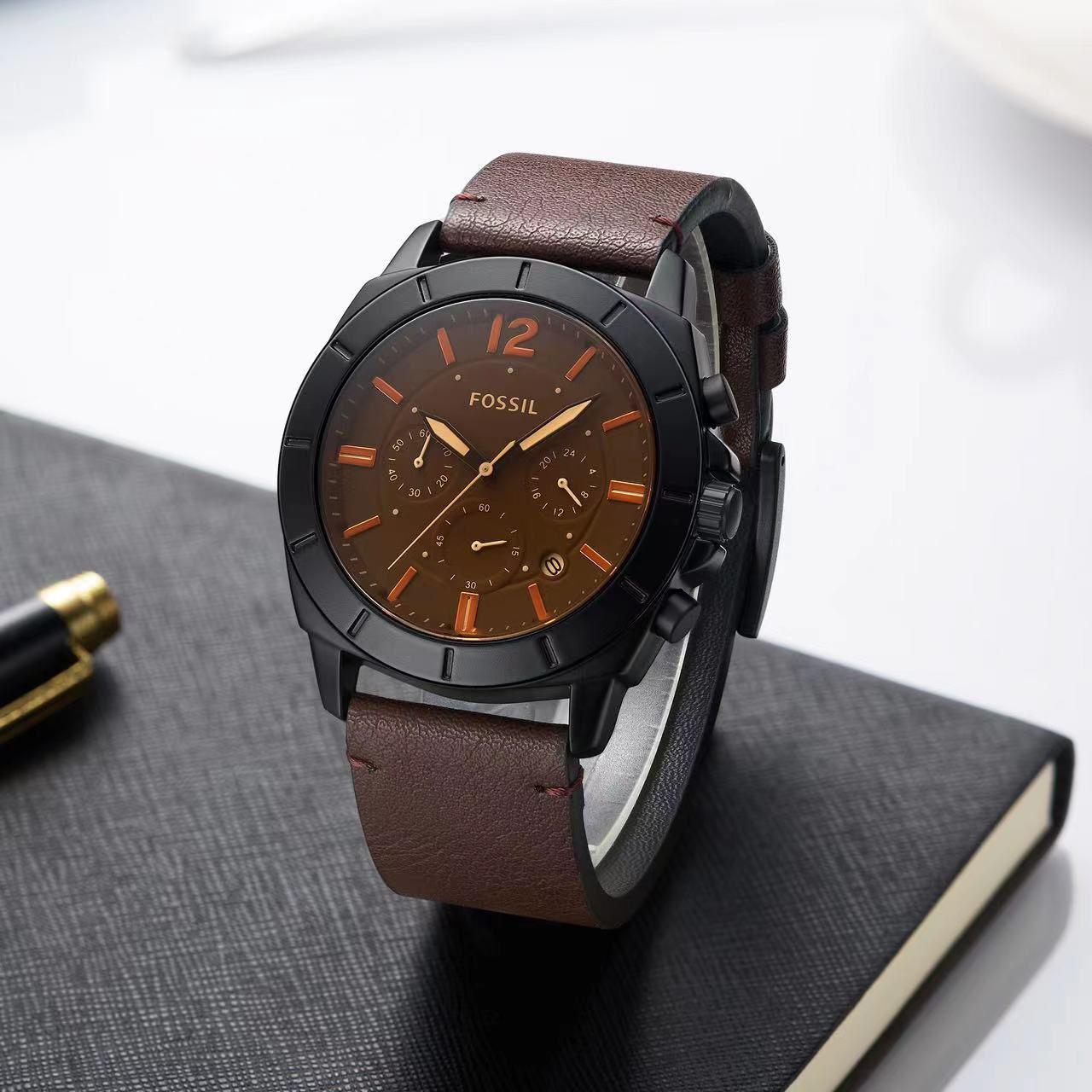 Fossil Crono Leather